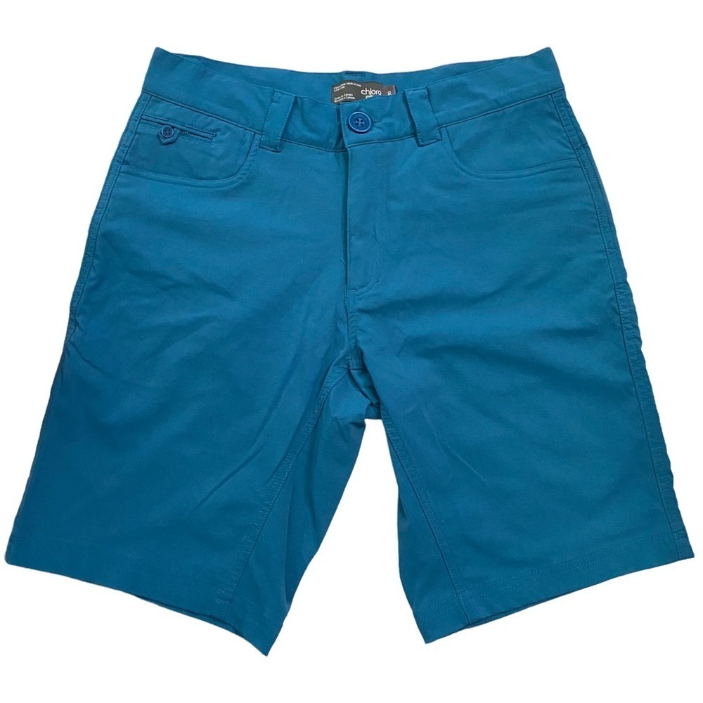 Chlorophylle Teal Walking Bermuda Shorts 30
